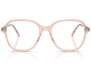 Óculos de Grau Ray Ban Core Timeless Rosa Translúcido RX5456 8540-56
