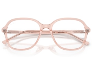 Óculos de Grau Ray Ban Core Timeless Rosa Translúcido RX5456 8540-56