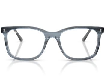 Óculos de Grau Ray Ban Essentials Azul Listrado RX5446 8456-53