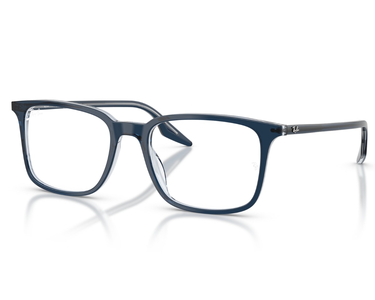 Óculos de Grau Ray Ban Essentials Azul Translúcido RX5421 8324-55