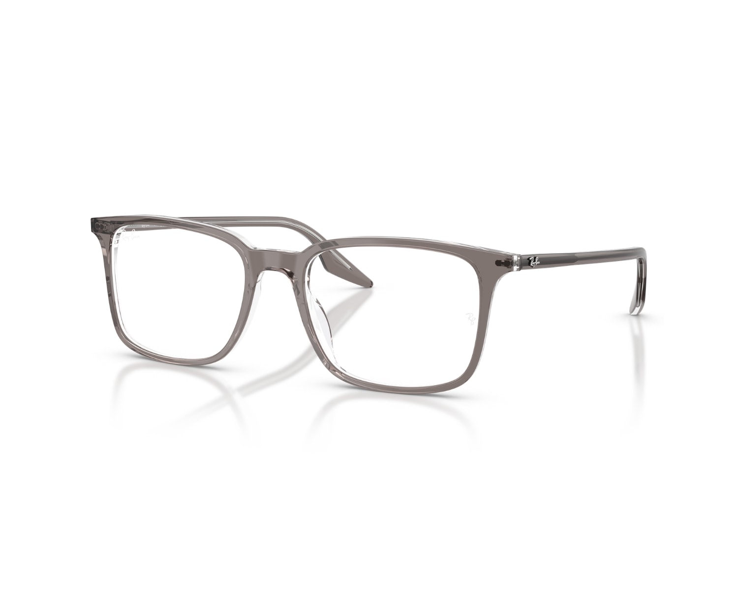 Óculos de Grau Ray Ban Essentials Cinza Translúcido RX5421 8111-55 ...