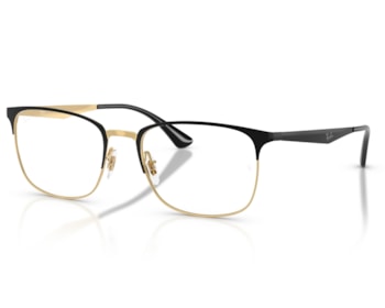 Óculos de Grau Ray Ban Essentials Dourado Preto RX6421 2890-54