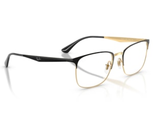 Óculos de Grau Ray Ban Essentials Dourado Preto RX6421 2890-54