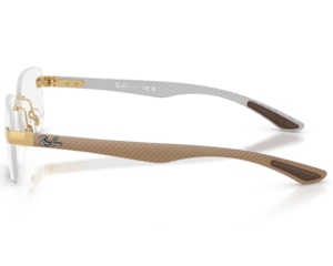 Óculos de Grau Ray Ban Essentials Dourado RX8423 2500-56
