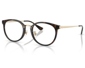 Óculos de Grau Ray Ban Essentials Havana Dourado RX7266D 8472-49