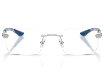 Óculos de Grau Ray Ban Essentials Prata Azul RX8423 2501-56