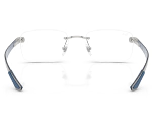 Óculos de Grau Ray Ban Essentials Prata Azul RX8423 2501-56