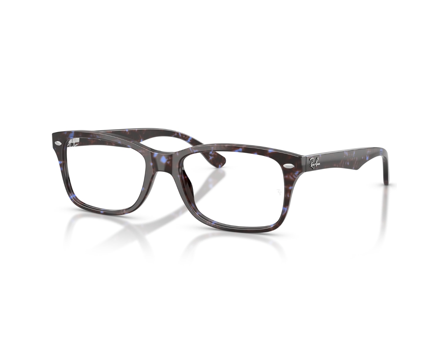 Óculos de Grau Ray Ban Essentials Tartaruga Azul RX5228 8424-53 ...