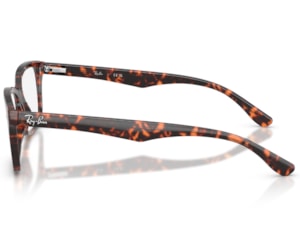 Óculos de Grau Ray Ban Essentials Tartaruga Vermelha RX5228 8423-53 