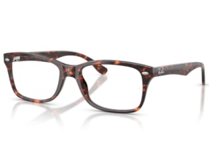 Óculos de Grau Ray Ban Essentials Tartaruga Vermelha RX5228 8423-53 