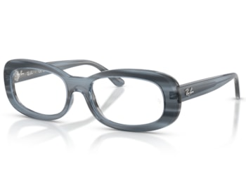Óculos de Grau Ray Ban Evolution Azul Listrado RX2221V 8456-53