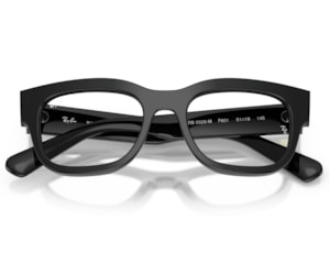 Óculos de Grau Ray Ban Ferrari Preto Brilho RX5528M F601-51