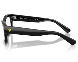 Óculos de Grau Ray Ban Ferrari Preto Brilho RX5528M F601-51