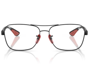 Óculos de Grau Ray Ban Ferrari Preto Fosco RX8436M F002-58
