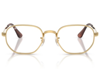 Óculos de Grau Ray Ban Hexagonal Max Dourado RX6559 2500-54