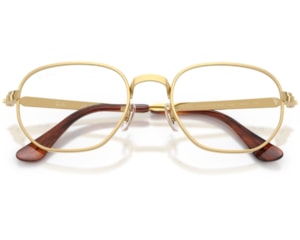 Óculos de Grau Ray Ban Hexagonal Max Dourado RX6559 2500-54
