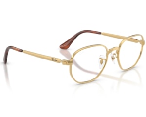 Óculos de Grau Ray Ban Hexagonal Max Dourado RX6559 2500-54