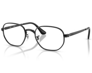 Óculos de Grau Ray Ban Hexagonal Max  Preto RX6559 2509-54