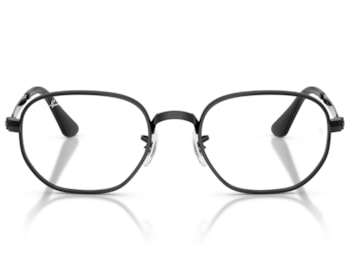 Óculos de Grau Ray Ban Hexagonal Max  Preto RX6559 2509-54