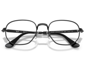 Óculos de Grau Ray Ban Hexagonal Max  Preto RX6559 2509-54