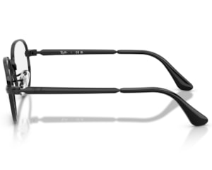 Óculos de Grau Ray Ban Hexagonal Max  Preto RX6559 2509-54