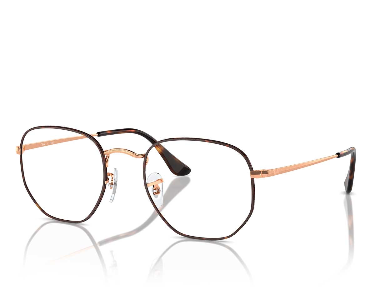 Óculos de Grau Ray Ban Hexagonal RX6448 3176-51 - Officina 7