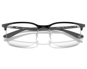 Óculos de Grau Ray Ban Performance Black On Silver RX6518 3163-57