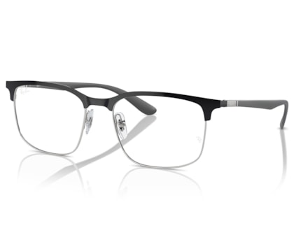 Óculos de Grau Ray Ban Performance Black On Silver RX6518 3163-57