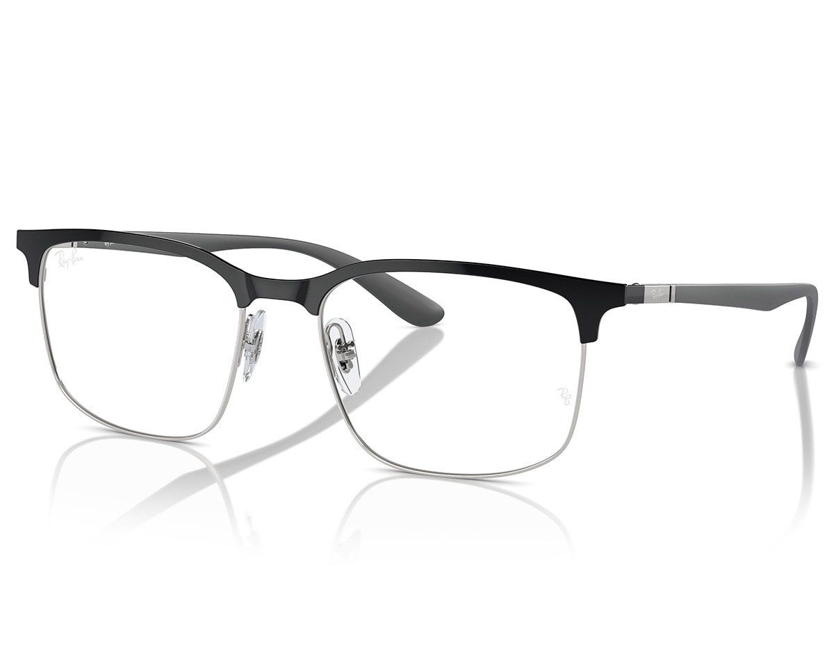 Óculos de Grau Ray Ban Performance Black On Silver RX6518 3163-57