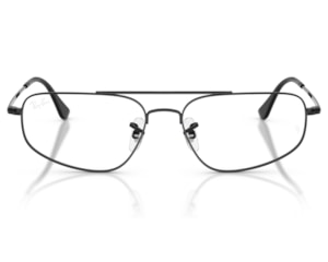 Óculos de Grau Ray Ban Preto Brilho RX6550 2509-56