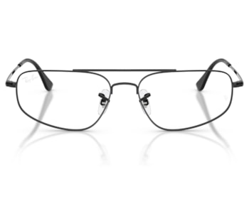 Óculos de Grau Ray Ban Preto Brilho RX6550 2509-56