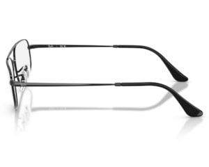 Óculos de Grau Ray Ban Preto Brilho RX6550 2509-56