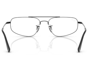 Óculos de Grau Ray Ban Preto Brilho RX6550 2509-56