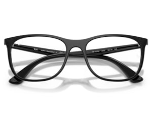 Óculos de Grau Ray Ban Preto Brilho RX7270L 2000-56