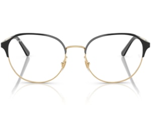 Óculos de Grau Ray Ban Preto Dourado RX6526L 2991-53