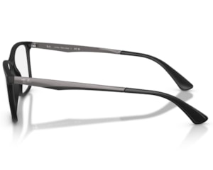 Óculos de Grau Ray Ban Preto Fosco RX7133L 5826-57