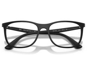 Óculos de Grau Ray Ban Preto Fosco RX7270L 5196-56