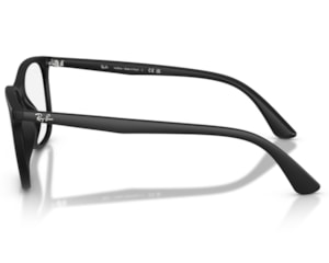 Óculos de Grau Ray Ban Preto Fosco RX7270L 5196-56