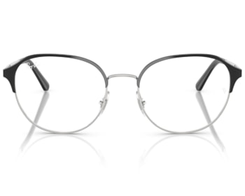 Óculos de Grau Ray Ban Preto Prata RX6526L 2861-53