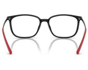 Óculos de Grau Ray Ban Preto Vermelho RX7245L 8389-56