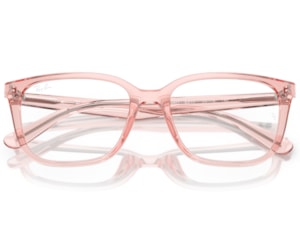 Óculos de Grau Ray Ban Rosa Translúcido RX7248D 8410-55