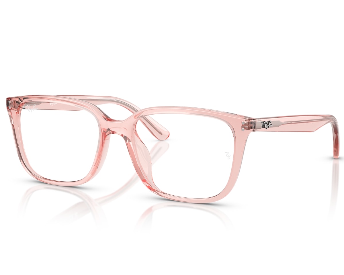 Óculos de Grau Ray Ban Rosa Translúcido RX7248D 8410-55