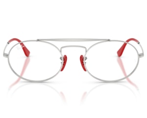 Óculos de Grau Ray Ban Scuderia Ferrari Prata RX3775VM F007-51