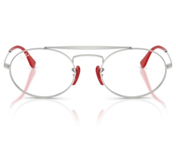 Óculos de Grau Ray Ban Scuderia Ferrari Prata RX3775VM F007-51