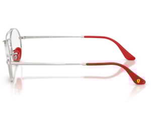 Óculos de Grau Ray Ban Scuderia Ferrari Prata RX3775VM F007-51