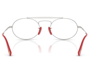 Óculos de Grau Ray Ban Scuderia Ferrari Prata RX3775VM F007-51