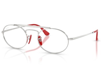 Óculos de Grau Ray Ban Scuderia Ferrari Prata RX3775VM F007-51