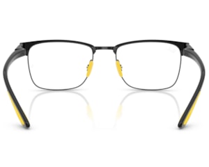 Óculos de Grau Ray Ban Scuderia Ferrari Preto Fosco RX6621M F130-54
