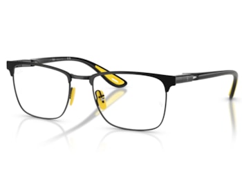 Óculos de Grau Ray Ban Scuderia Ferrari Preto Fosco RX6621M F130-54