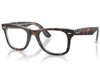Óculos de Grau Ray Ban Wayfarer Ease Havana RX4340V 8401-50